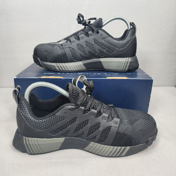 Reebok Fusion Flexweave Work Sneakers Black Men's SZ 7.5 - NIB - Picture 2 of 9